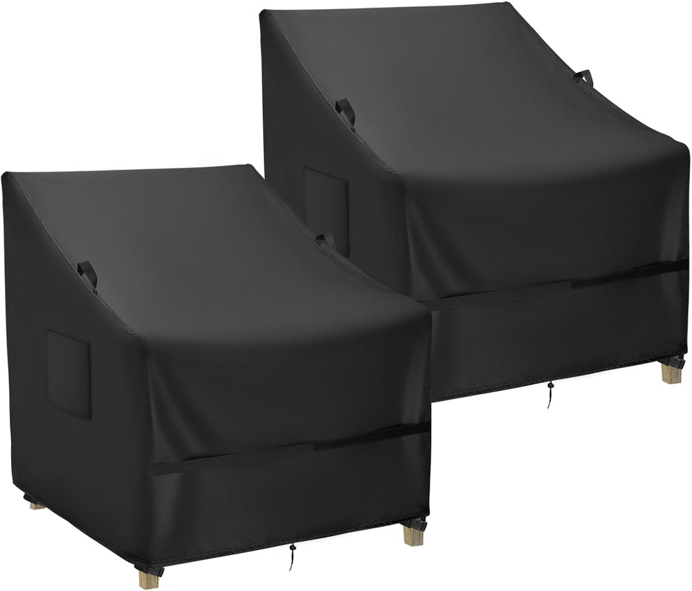 Outdoor Waterproof Patio Chair Covers 2 Pack, 28 x 28 x 32 Inch