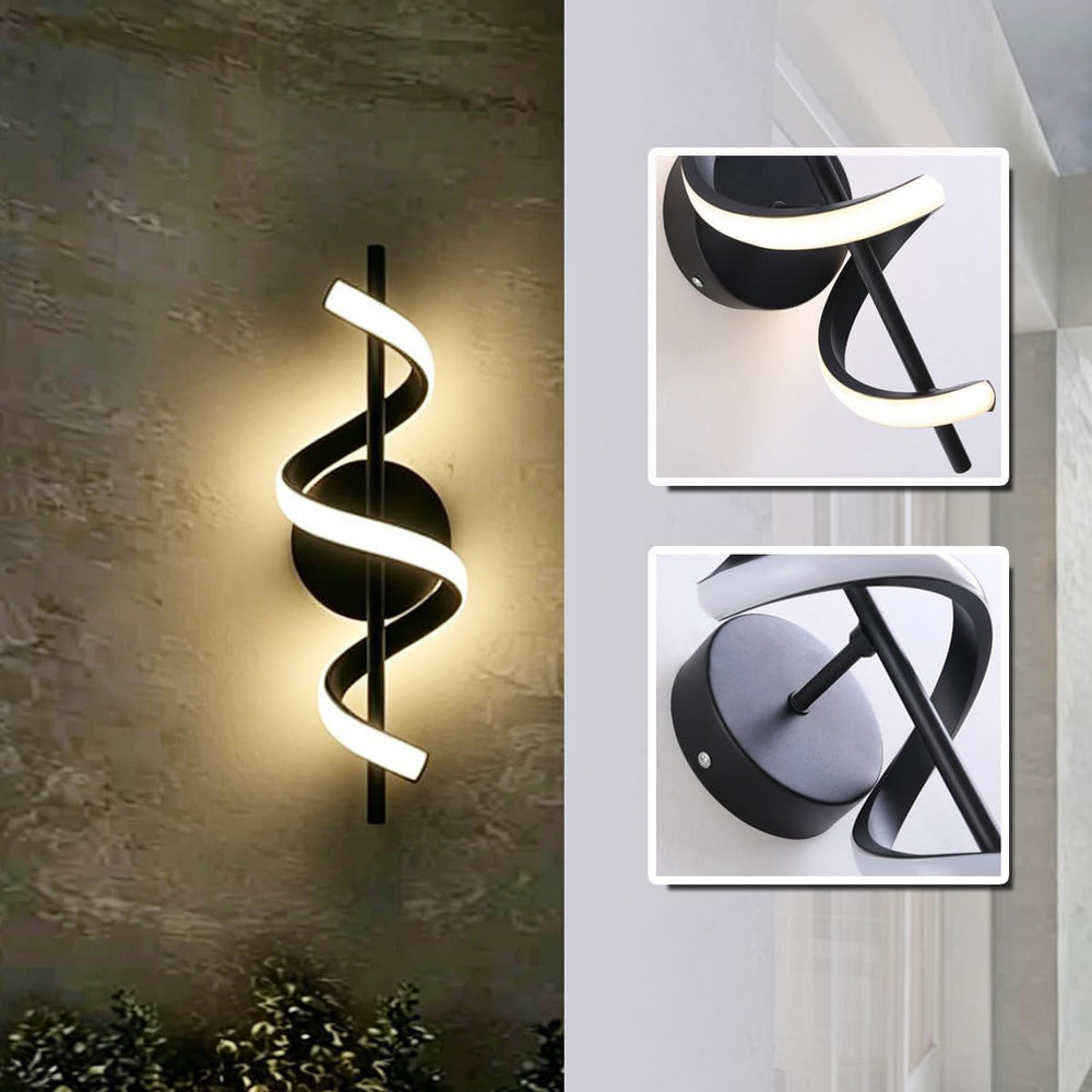 Black Wall Lights Modern Wall sconces Set of 2,Black Front Door Lamp