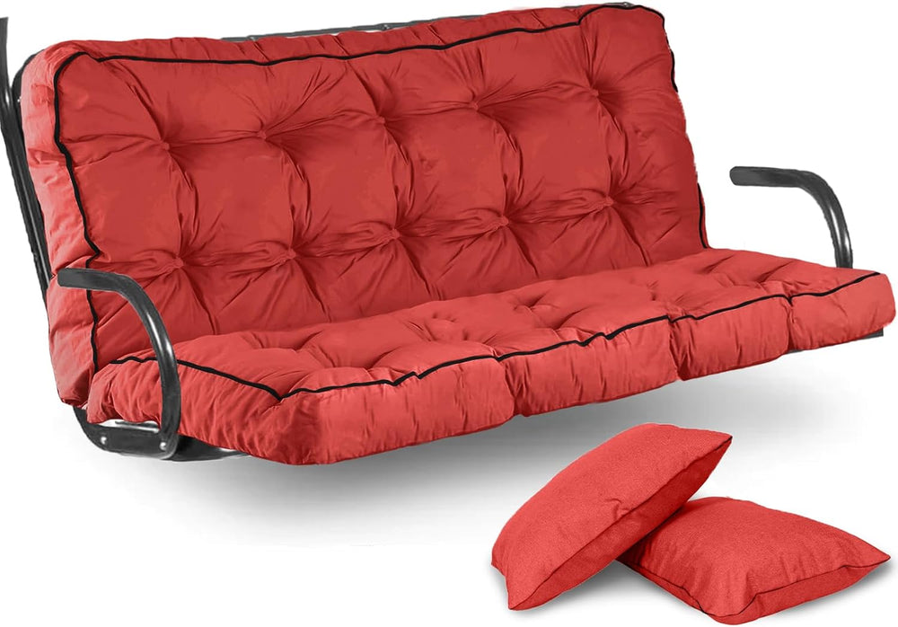 Outdoor Swing Cushions Waterproof, Thicken Porch Swing Cushion Replacement, 7...