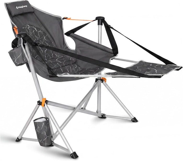 KingCamp Hammock Chair with Footrest, Heavy Duty Swinging Chairs 400lbs