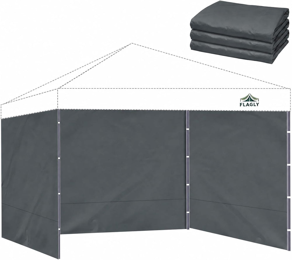 Instant Canopy Sidewalls for Pop Up Canopy Tent, 300D Waterproof Material for...