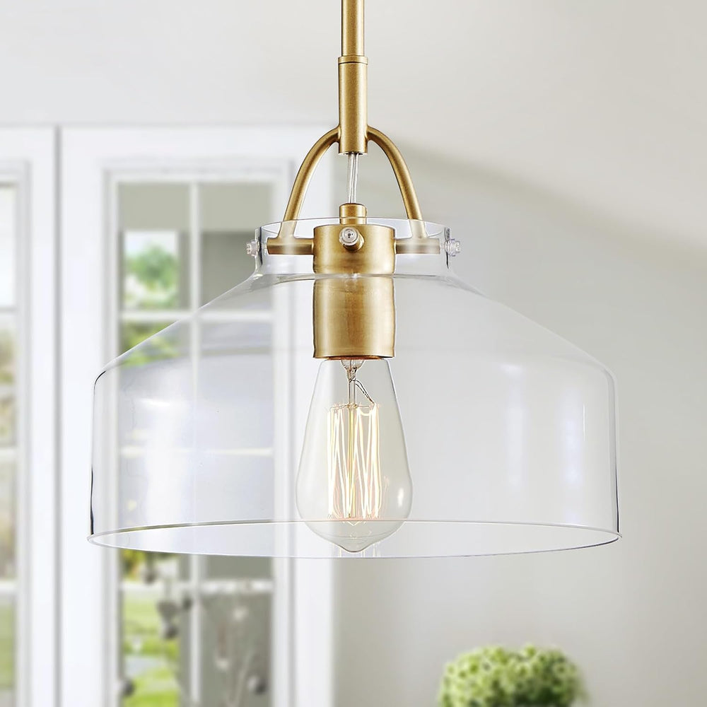 WUZUPS Chandelier Rustic Farmhouse Industrial Round Ceiling Pendant LED Light...