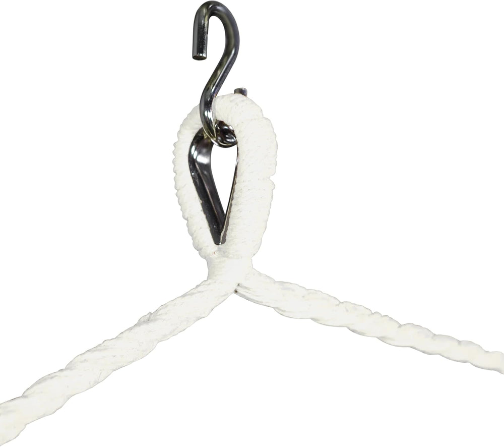 Bliss Hammocks Tahiti Rope Hammock Chair with Spreader Bar, Natural, 265 Lb