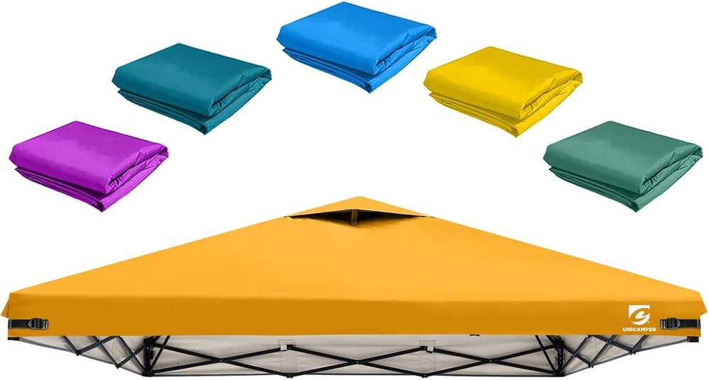 10x10 Pop Up Canopy Replacement Top Cover with Air Vent(Frame NOT INCUDE)