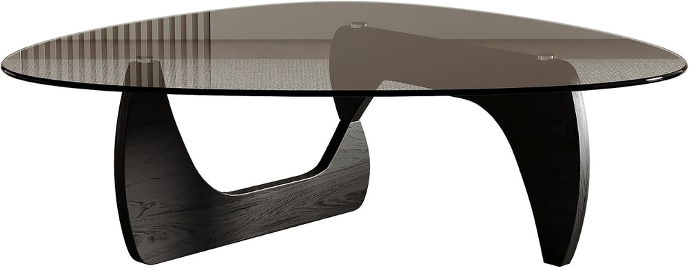 Honyee Morden Coffee Table, 42.5" x 28.5" x 16.1" Triangle Tem...