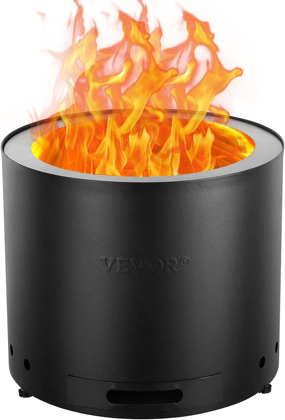 VEVOR Smokeless Fire Pit Stove Bonfire, H: 15.4 in x Dia: 19.3 in,Wood Burnin...