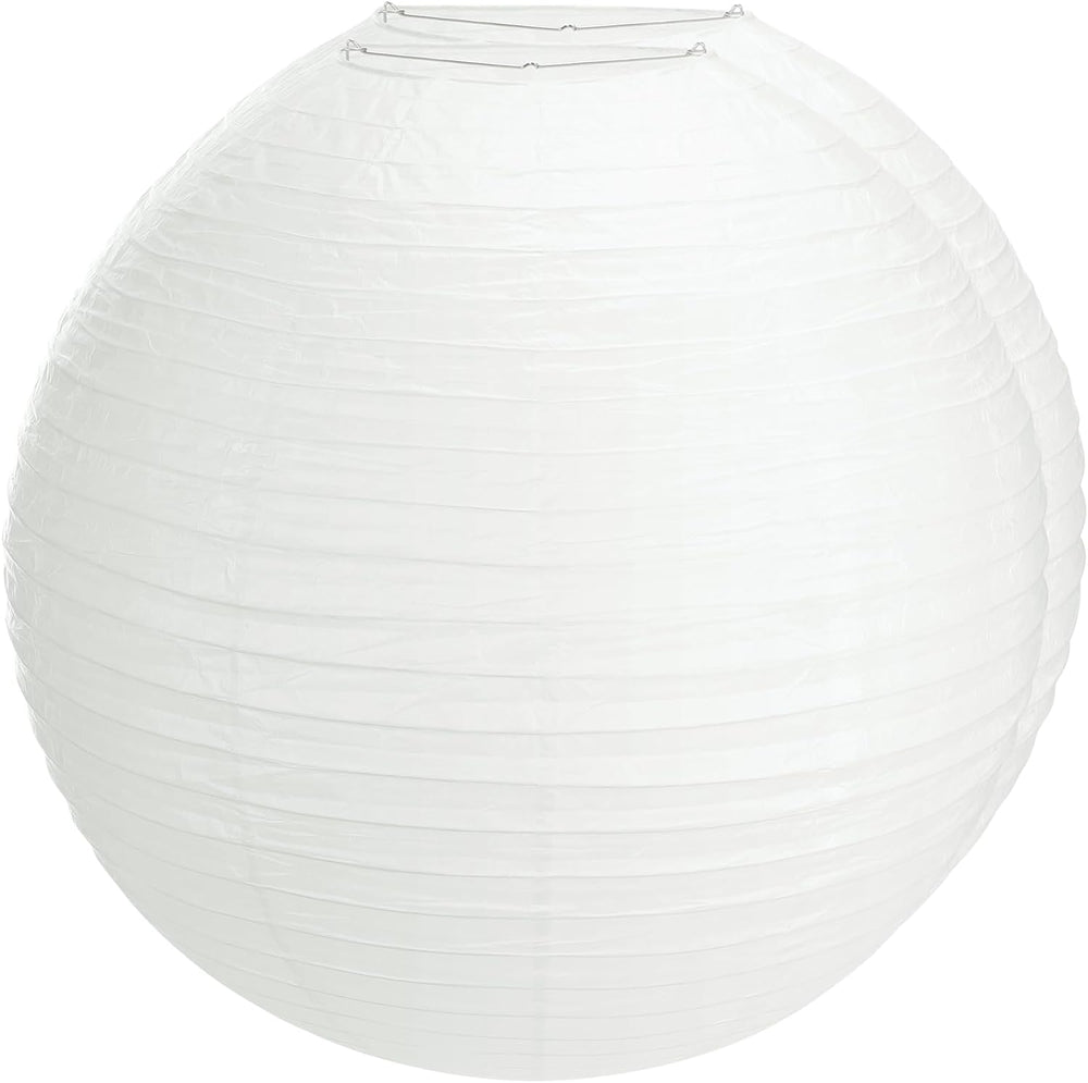 2 Pack 30 Inch Large Paper Lanterns White Hanging Lantern for Decor