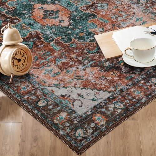 Ciicool 8X10 Area Rug for Living Room,Washable Large Soft Non-Slip Bedroom