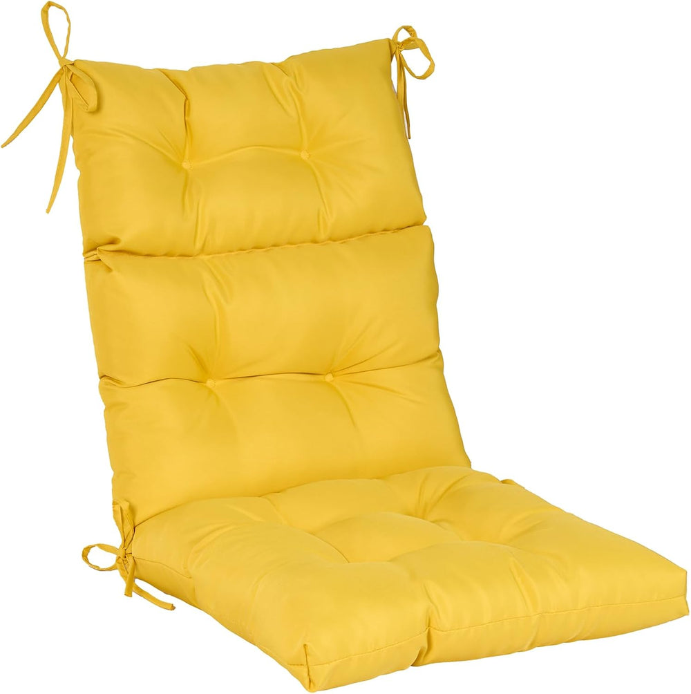 QILLOWAY Waterproof Adirondack Chair Cushion,High Back with Anti-Slip Ties, T...
