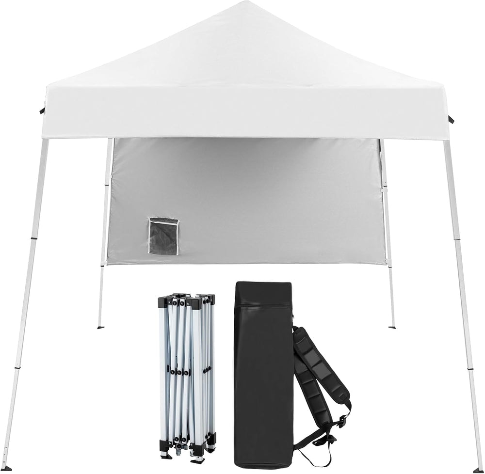 VINGLI 6x6 ft Pop Up Canopy Tent, Outdoor Small Canopy Tent with Backpack, Pa...