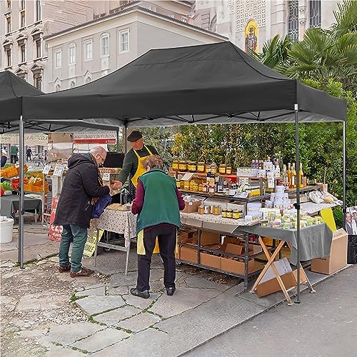 COBIZI 10x15 Heavy Duty Pop up Canopy Tent with Sidewalls Commercial Canopy
