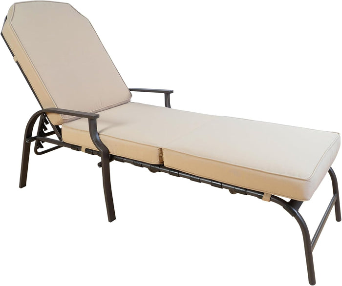 Kozyard Maya Chaise Lounge - Outdoor Patio Recliner Chair