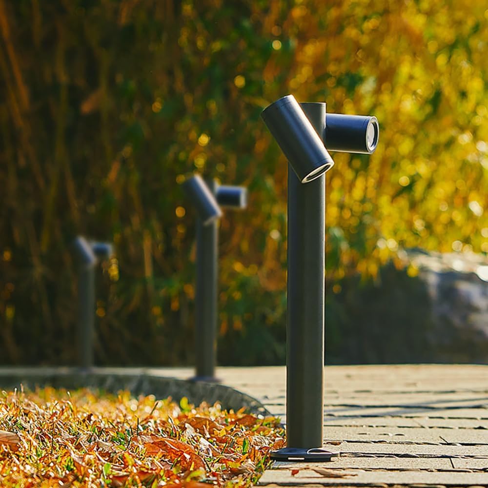 Modern Pathway Lights Adjustable Angle Spotlight Post Lights Outdoor Path Lig...