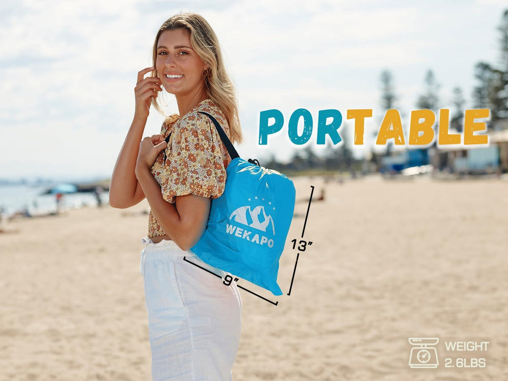 WEKAPO Inflatable Couch Air Lounger Chair - Camping & Beach Accessories, ...