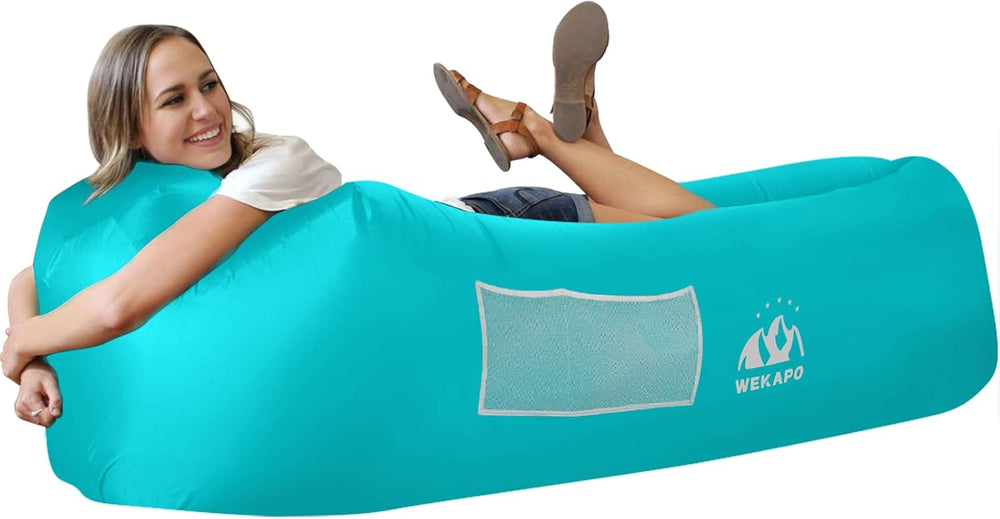 WEKAPO Inflatable Couch Air Lounger Chair - Camping & Beach Accessories, ...