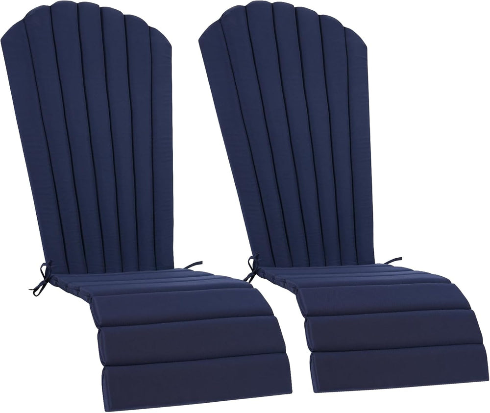 Adirondack Chair Cushion Set of 2 Indoor Outdoor Furniture Cushions Rocking C...