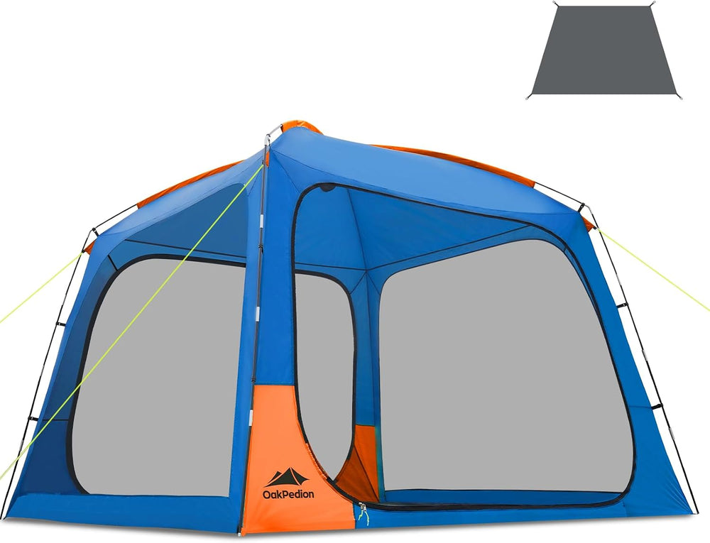 10 X 10ft Screen House Room for Camping, Screened Mesh Net Wall Canopy Tent, ...