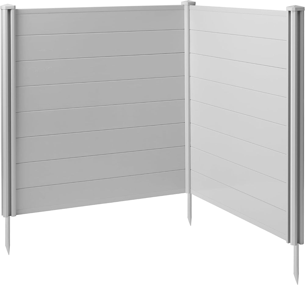 Casafield 48" x 48" Privacy Screen - Outdoor Vinyl Fence Panel Encl...