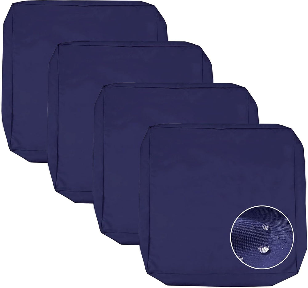 Sqodok Patio Cushion Cover 21x19 inch, 4Pack Sofa Cushion Cover Replacement