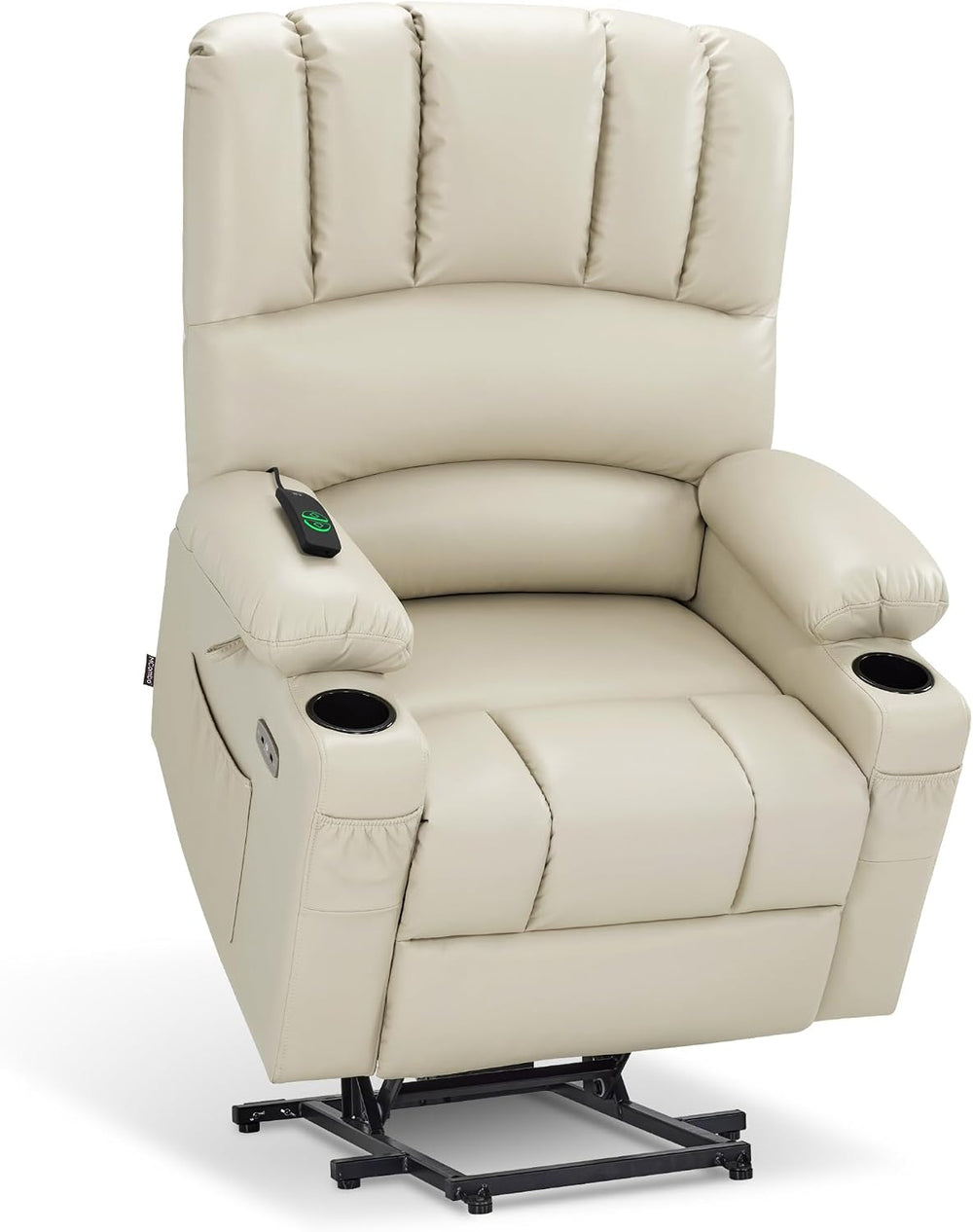 MCombo Large Power Lift Recliner Chair for Elderly 7099 (Cream White)