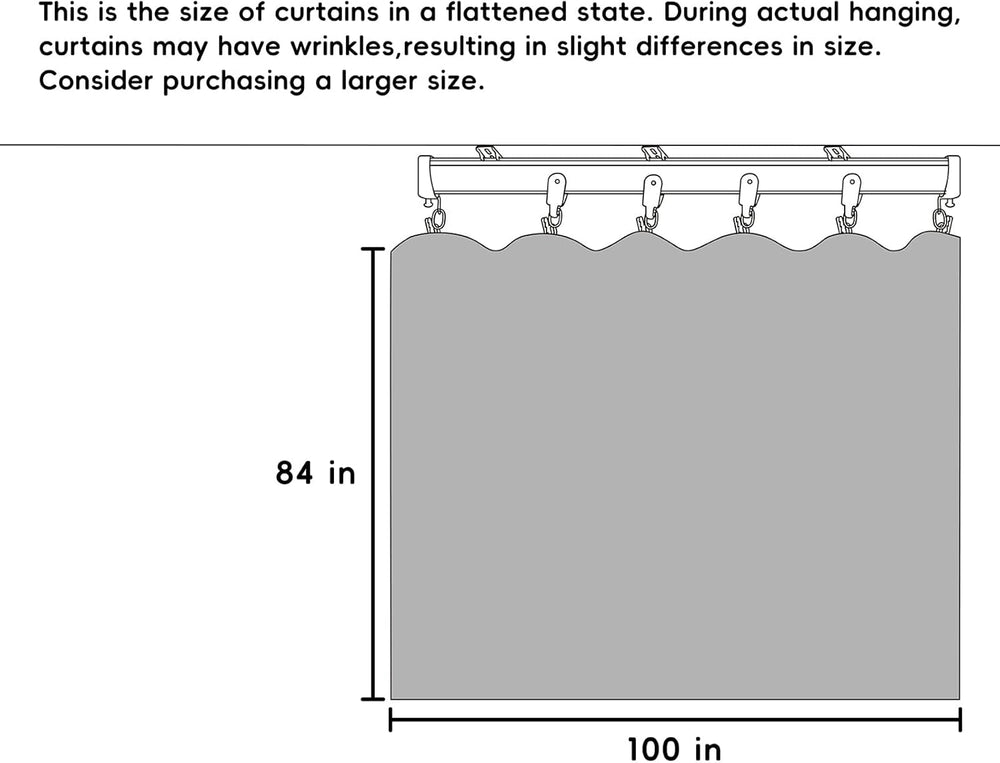 Room Divider Curtains Flexible Ceiling Tracks Set Curtain Track Ceiling Mount...