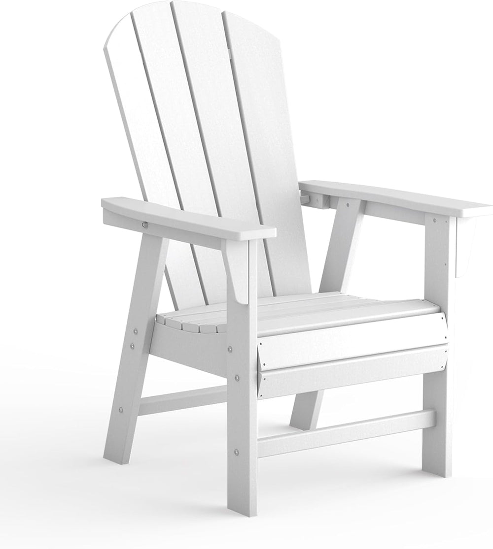 Costaelm Fire Pit Chairs, Outdoor Chair HDPE Adirondack Chair, Modern Patio P...