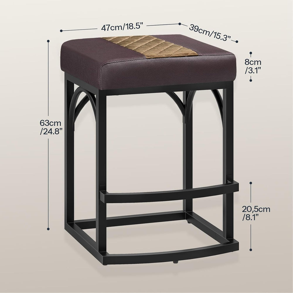 HOOBRO Bar Stools, Set of 2 Bar Stools