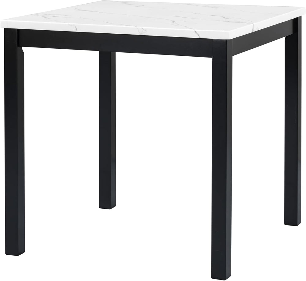 RuiSiSi 5-Piece Counter Height Dining Table Set for 4, Black