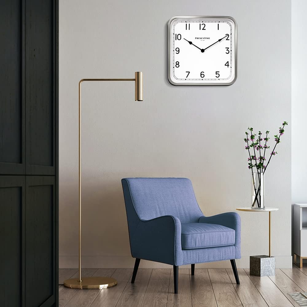 Presentime 16" Anton Vintage Square Clock