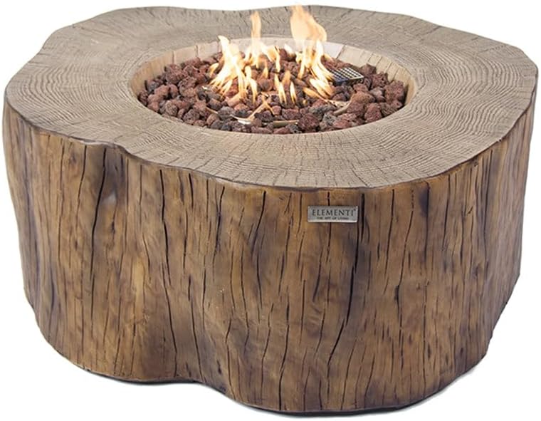 Manchester Concrete Fire Pit 42" x 39" Outdoor Patio Firepit Includ...