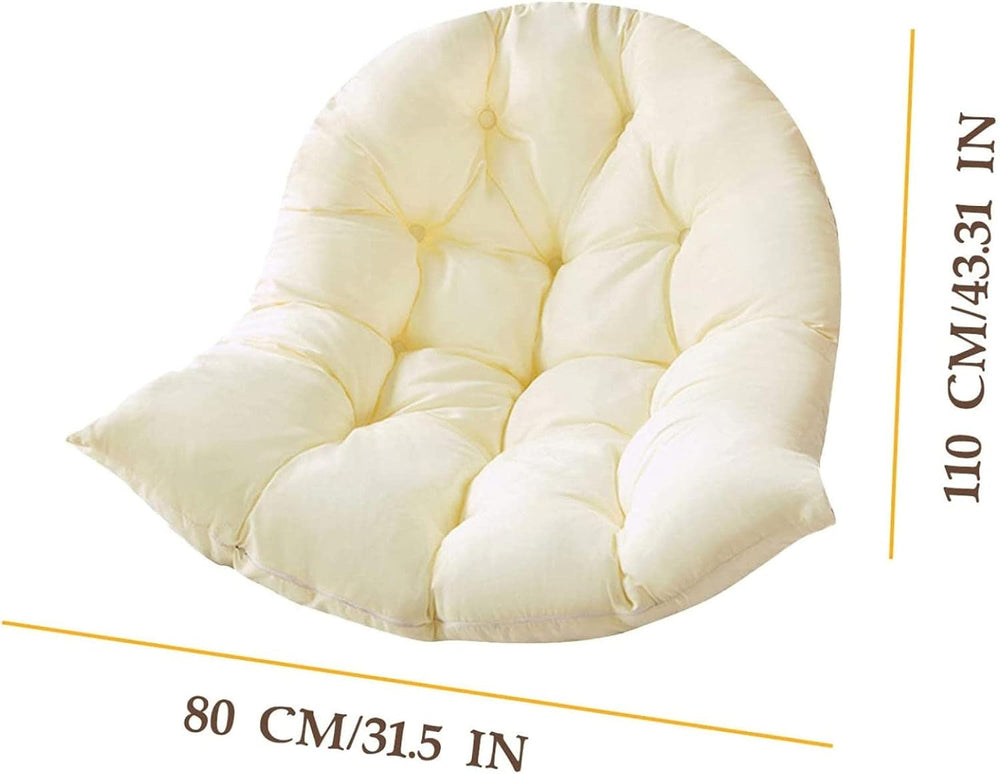 Thickened Egg Chair Cushion Replacement, Swing Hanging Basket Seat Pillow