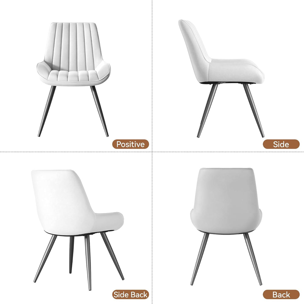 Nebuaegis Modern Dining Chairs Set of 4,Upholstered Dining Room Chairs with T...