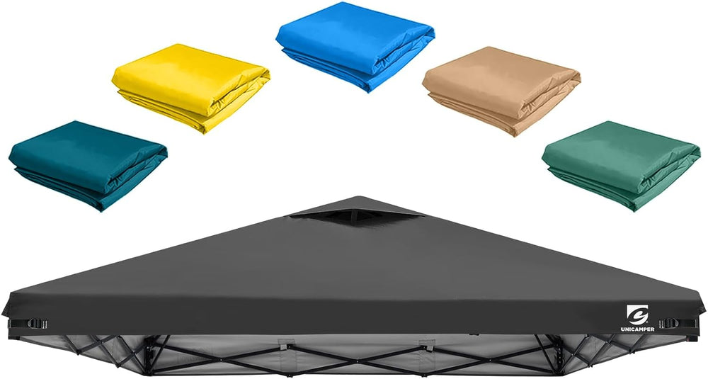 10x10 Pop Up Canopy Replacement Top Cover with Air Vent(Frame NOT INCUDE)