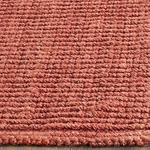 SAFAVIEH Area Rug 10x14 - Natural Fiber Collection - Large - Rust, Handmade J...