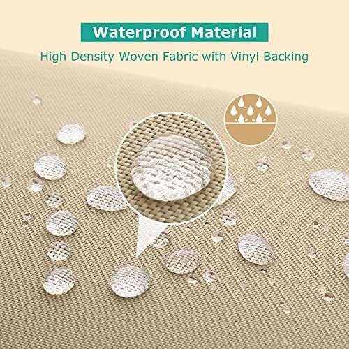 SunPatio Outdoor Daybed Cover Waterproof, 85"L × 88"W × 35"/16...