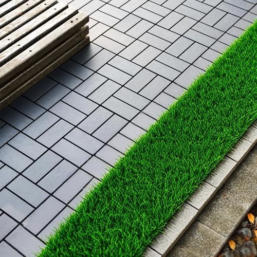 Plastic Interlocking Deck Tiles (44 PCS), 12x12 Inches Waterproof Outdoor Pat...