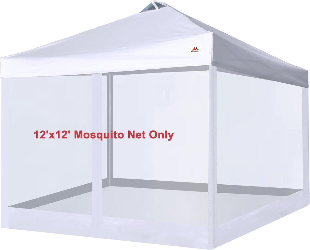 SCOCANOPY Replacement Mesh sidewall for Most 12x12 Canopy Or Gazebo,(White)