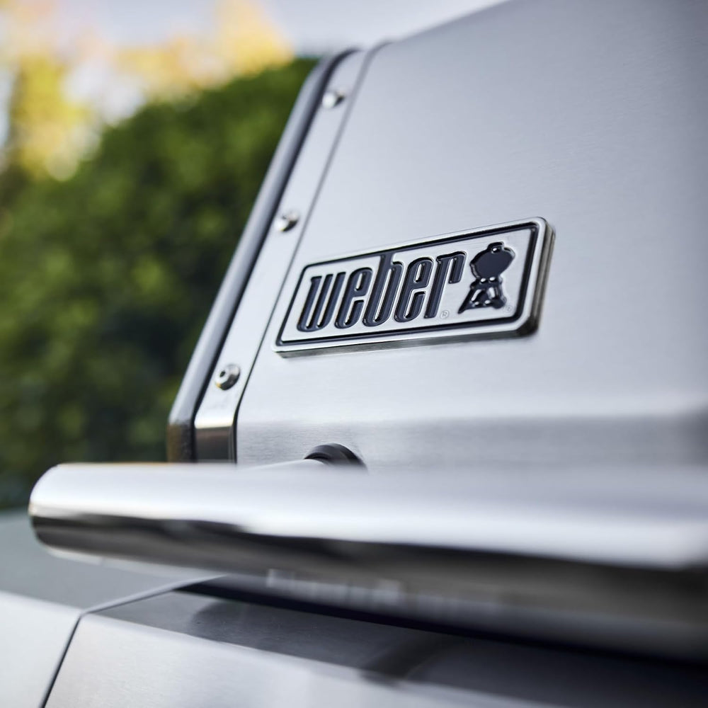 Weber® Genesis S-415 Gas Grill, Propane Grill, Stainless Steel BBQ Grill