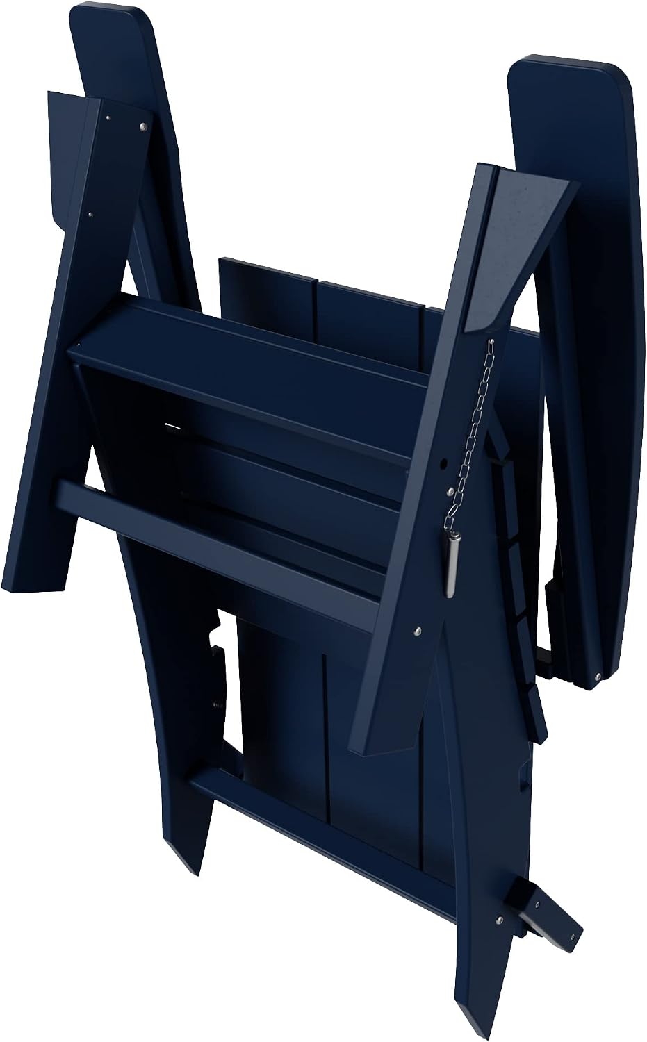 WestinTrends Ashore Modern Outdoor Folding Adirondack Chair (Set of 2), Navy ...