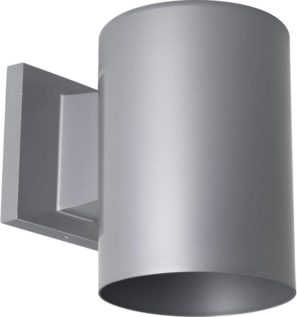 Progress Lighting Cylinder Outdoor Wall Light, Metallic Gray