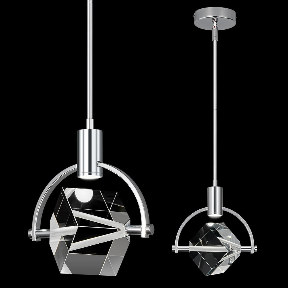Pendant Ceiling Light Fixture for Kitchen Island, Modern Mini Integrated LED ...