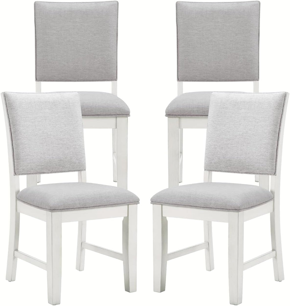 chairus Farmhouse Dining Chairs Set of 4, Upholstered Armless Dining Room Cha...