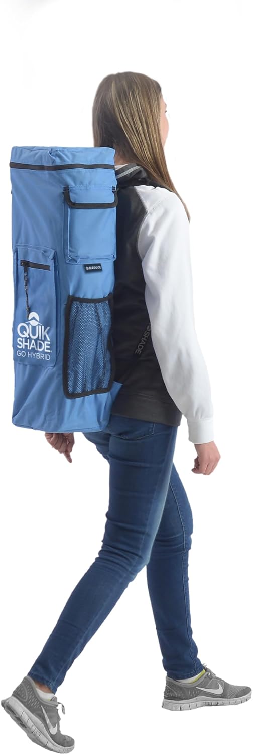 Quik Shade Go Hybrid 6' x 6' Sun Protection Pop-Up Compact and Lightw...
