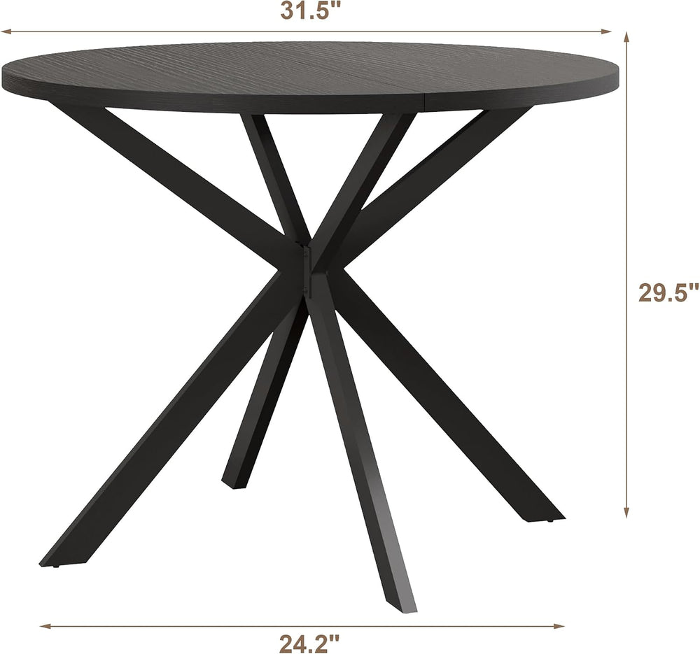 ChooChoo 31.5 Inch Round Dining Table for 2