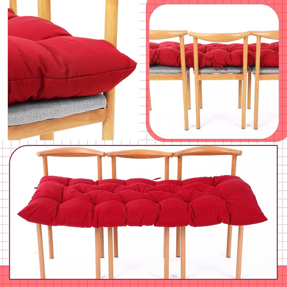 Wenqik Outdoor Bench Cushion 59 x 20 x 4 Inch Waterproof Patio Swing Cushion ...