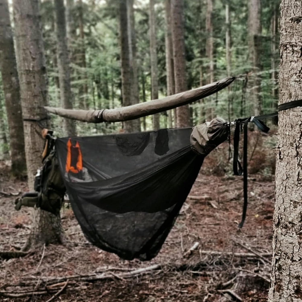 onewind 11ft Camping Double Hammock with Mosquito Net, Ridgeline and Straps