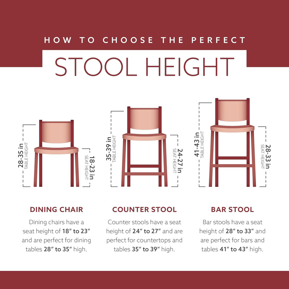 Linon Claridge Black Wooden 24 Incch Seat Height Counter Stool with Black and...