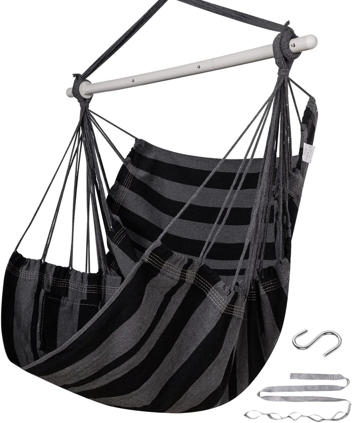 ADVOKAIR Hammock Chair Swing 500lbs Steel Bar Multi-Size Bedroom&Porch