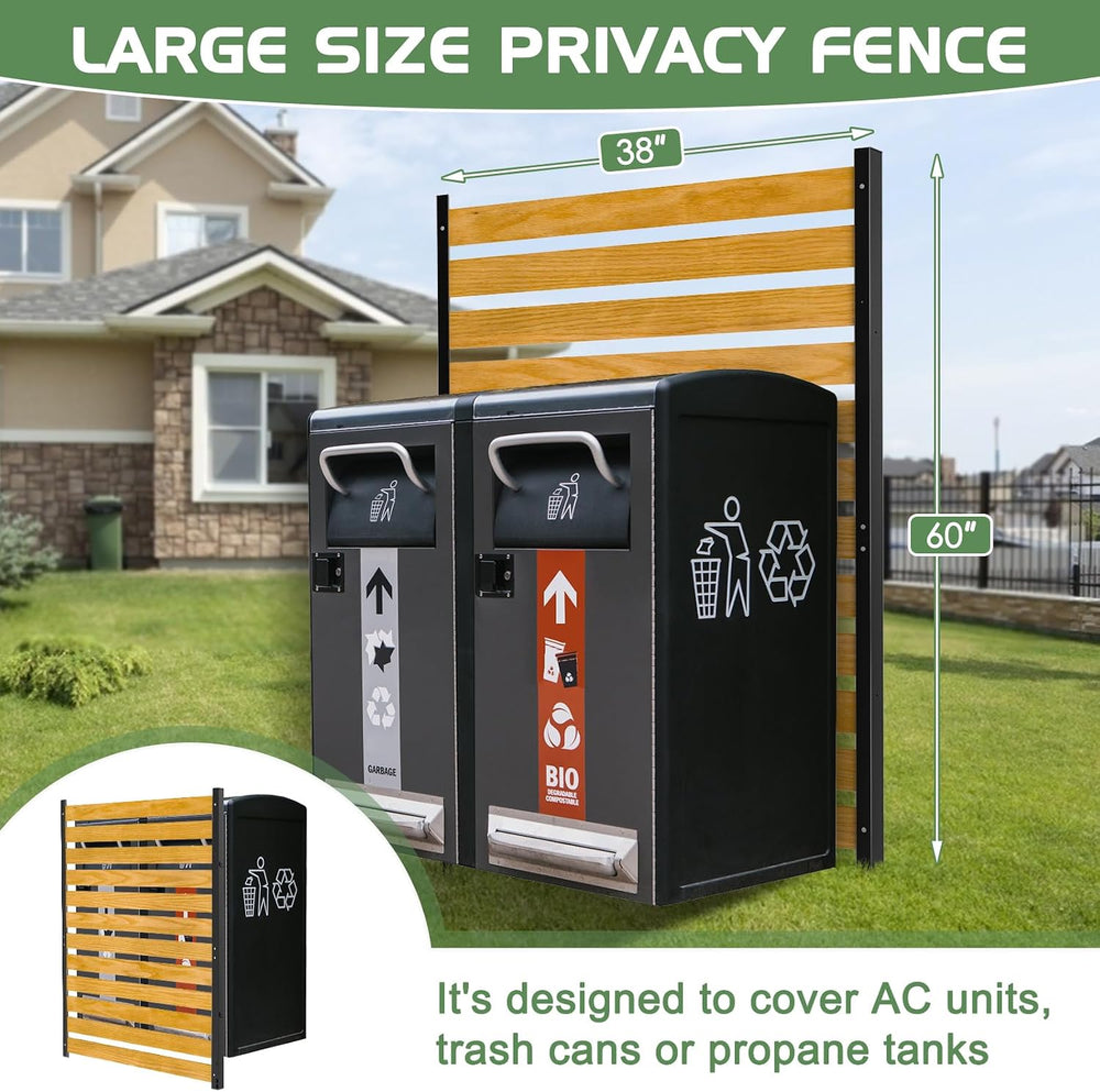 Air Conditioner Fence, Outdoor Wood Privacy Screens