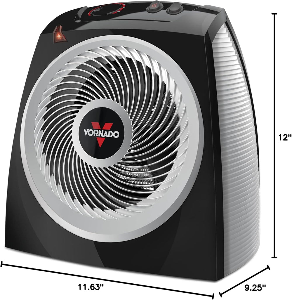 Vornado VH10 (2025) Space Heater for Indoor Use, Adjustable Thermostat, 2 Hea...